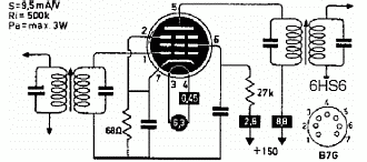 6HS6 typical circuit 6HS6 typical circuit